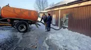 Дом затопило холодной водой в 30-градусный мороз в Петропавловске