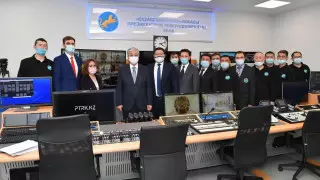 Токаев поздравил коллектив ТРК Президента