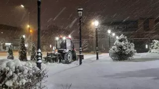 Алматы завалило снегом