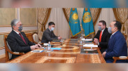 Токаев принял основателей Kaspi.kz