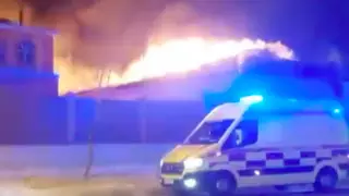 СТО загорелась в Нур-Султане