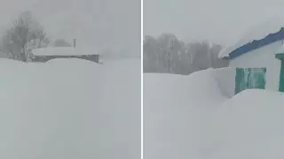 Житель ВКО пожаловался, что из-за снегопада не может доставить ребенка в больницу