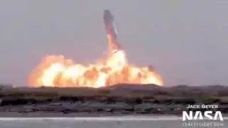 Прототип SpaceX Starship взорвался на посадочной платформе