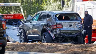 Полиция изучит данные черного ящика авто Тайгера Вудса