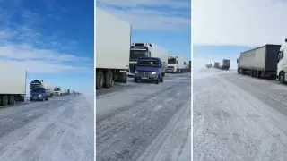 Дальнобойщики на трассе Актобе - Хромтау просят о помощи