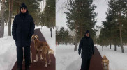 В Сети появилось фото Токаева на прогулке с тазы