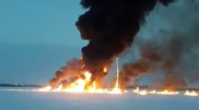Видео с горящей рекой обсуждают казахстанцы