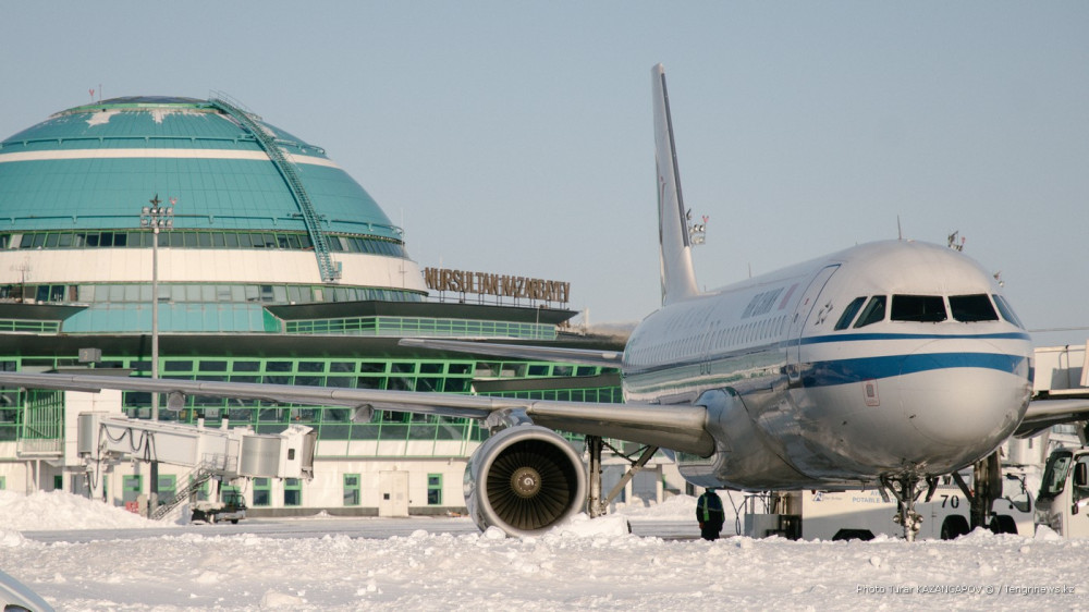 Аэропорт Нур-Султана. Фото: Tengrinews.kz/Турар Казангапов