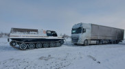 300 фур застряли на трассе в ЗКО