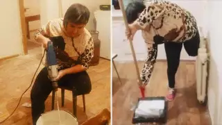 Без ноги ремонтирует квартиры: казахстанка обратилась к полицейским