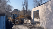 Незаконную СТО снесли в Алматы