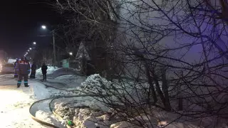 Потерявших сознание горожан спасли из горящего дома в Петропавловске