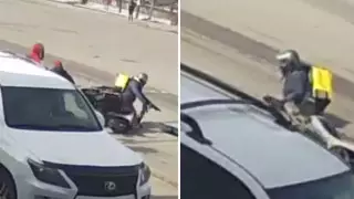 Курьер, сбивший коляску с ребенком, объяснил свой побег с места ДТП