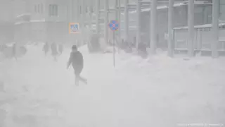 На большей части Казахстана объявлено штормовое предупреждение