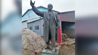Памятник Ленину продают в Петропавловске за 9 миллионов тенге