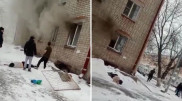 В Петропавловске произошел очередной пожар в общежитии