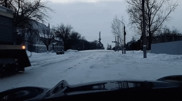 Локомотив "проехал" по автомобильной дороге в Петропавловске