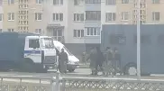 В центр Минска стянули военную технику из-за акции оппозиции. Начались задержания