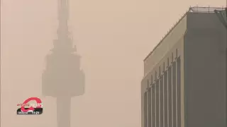 Мощная пыльная буря накрыла Южную Корею