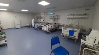 Ситуацию внутри инфекционного госпиталя показали в Алматы