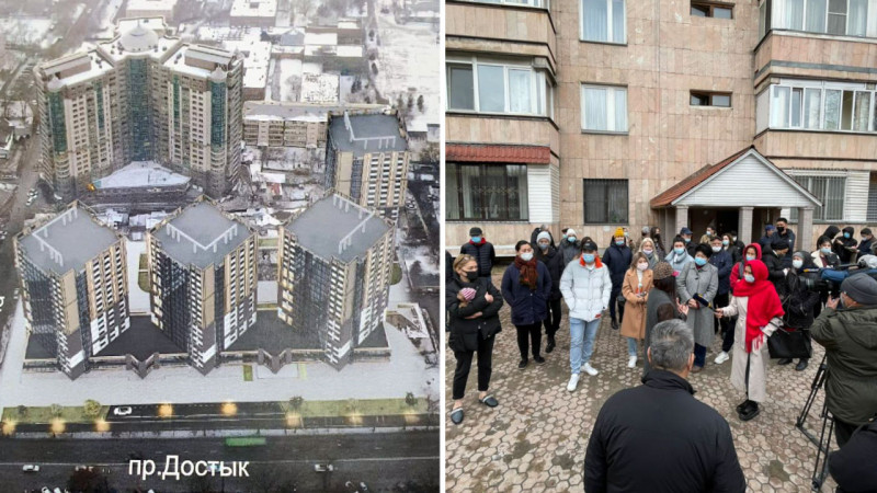 "Обещали сквер, а возведут ЖК". Жители Самала-2 выступили против новой стройки