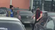 Опубликовано видео начала конфликта на парковке "Алтын Орды"
