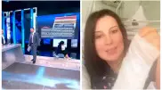 Ведущая Первого канала записала видео после падения в прямом эфире