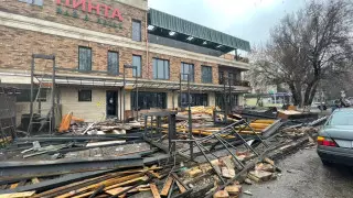 Летнюю террасу популярного ресторана снесли в Алматы