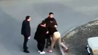 Пара устроила потасовку в Актау