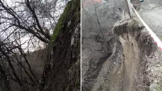 Оползень сошел в Алматы