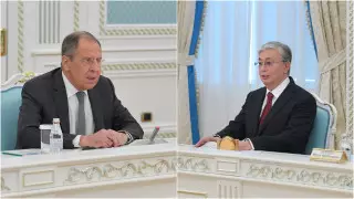 О чем говорили Токаев и Лавров