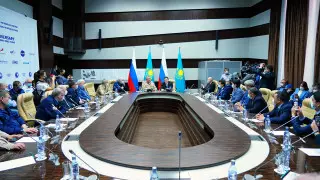 Мамин посетил Байконур и провел переговоры с главой "Роскосмоса"