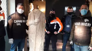 Римскую статую, украденную 10 лет назад, случайно нашли в Бельгии