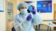 Массовая вакцинация трудовых коллективов от коронавируса проходит в Нур-Султане