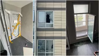 В подъезде пахнет порохом - кадры из дома алматинского стрелка