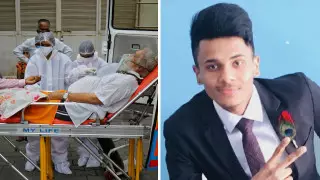 Индиец обратился к казахстанцам в связи с "коронавирусным штормом"