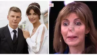 Экс-жена Аршавина с изуродованным лицом впервые пришла в телестудию