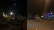 Распыляющие неизвестное вещество тракторы напугали алматинцев