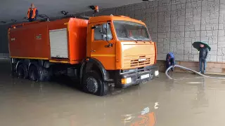 Алматы вновь затопило из-за обильных дождей