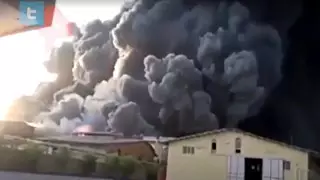 На химзаводе в Иране произошел мощный взрыв