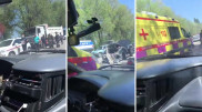 Легковушка попала под грузовик близ Алматы, погиб пассажир