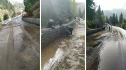 Дорогу на "Шымбулак" затопило водой
