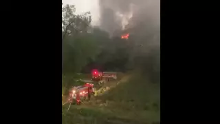 На складе в Алматы произошел пожар