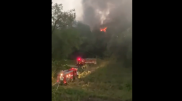 На складе в Алматы произошел пожар