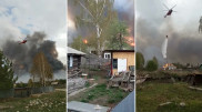 37 жилых домов сгорело при крупном пожаре в Риддере