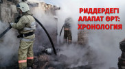 Адам шығыны, күлге айналған үйлер. Риддердегі өрттің хронологиясы