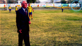 Сегизбаев Т.С. во время открытия футбольного сезона, 2011 г., ЦГА РК
