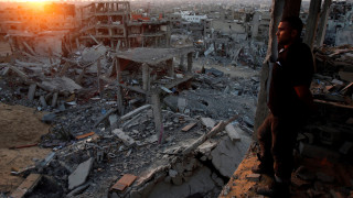 Газа секторындағы жарылыстардан кейін. © Reuters
