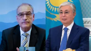 Токаев провел переговоры с президентом Швейцарии
