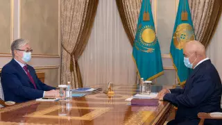 Токаев принял акима Туркестанской области Шукеева